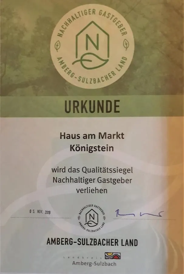 Haus Am Markt Königstein in der Oberpfalz